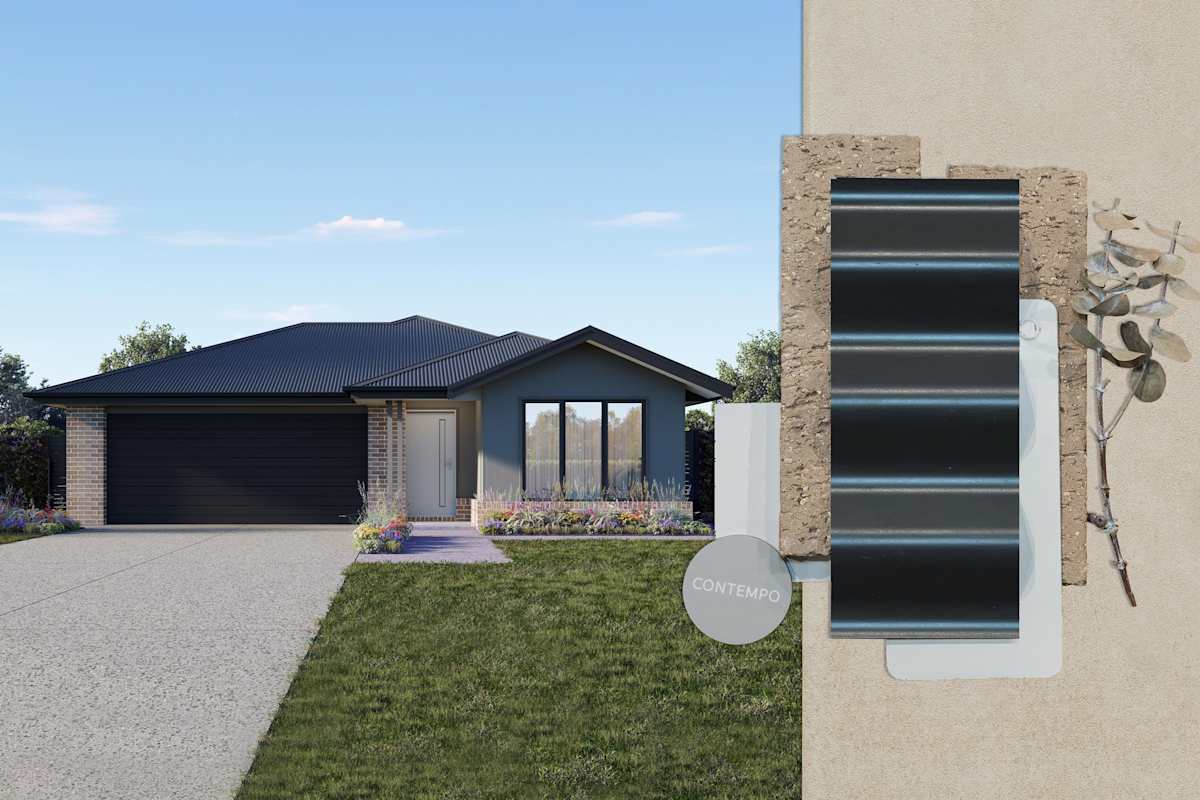 Logan 18 Oakwood facade in Contempo style