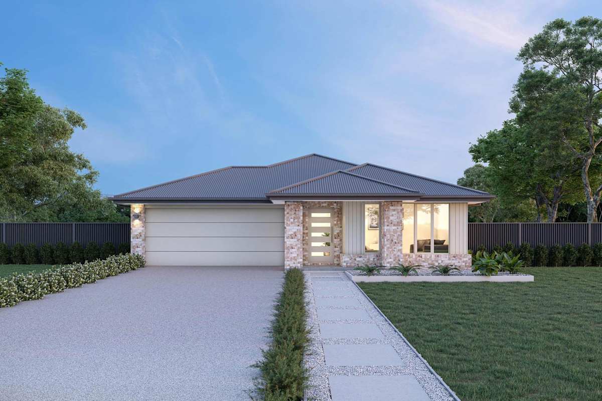 Otago 21 single storey home design nelson facade