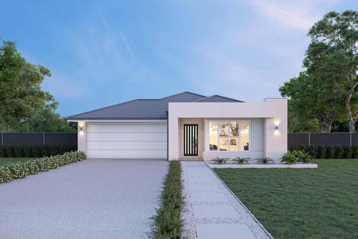 Otago 21 single storey Home Design Marlow Facade