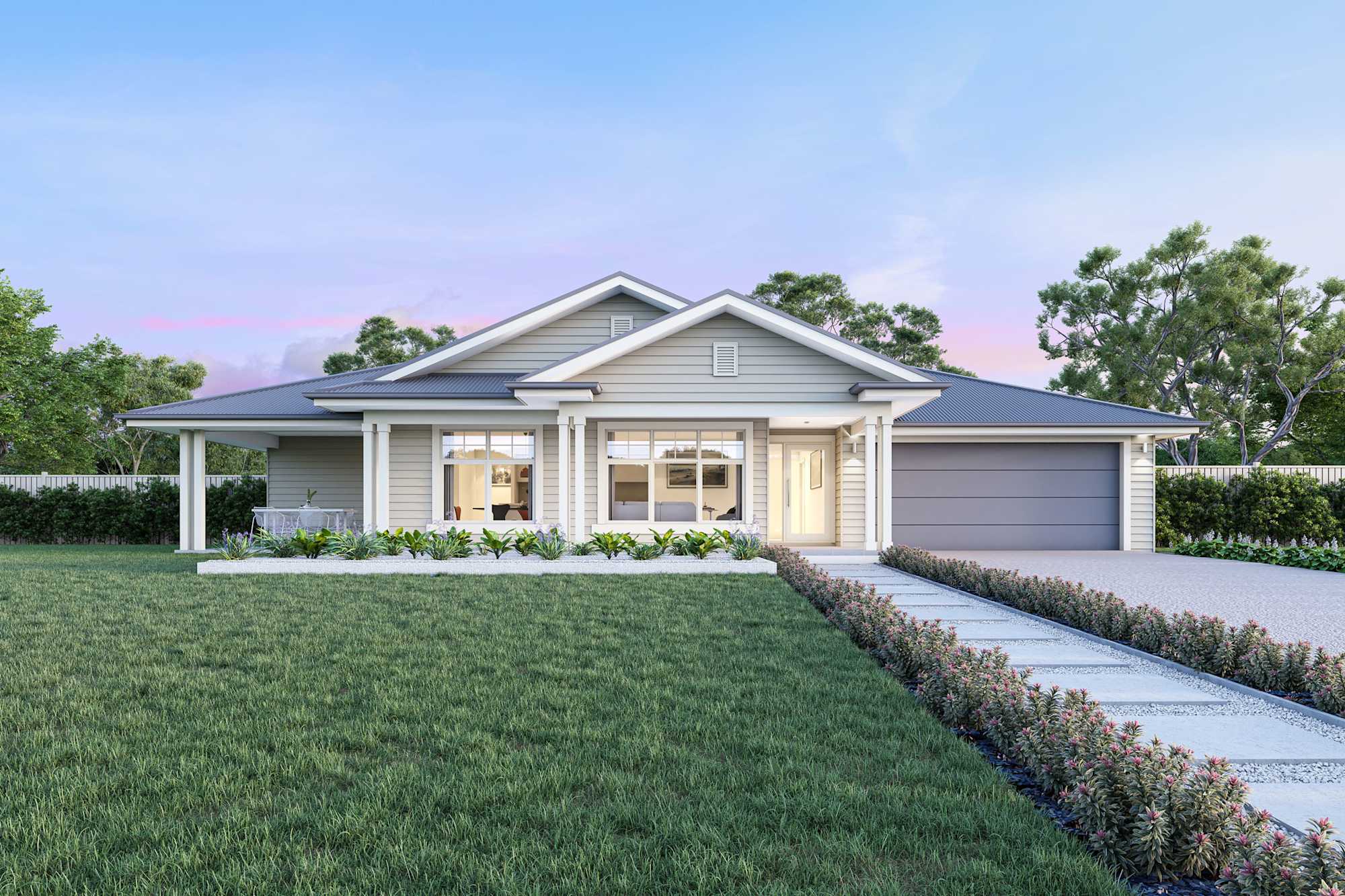 Cambridge 25 house design with Brentwood facade