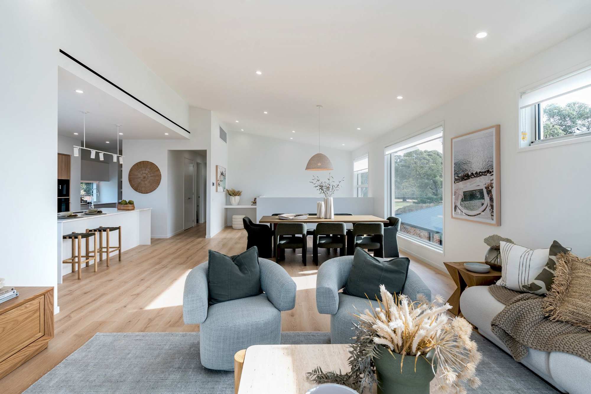2 Bedroom Home Design - Kitchen/Dining/Living
