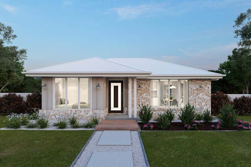 Monash 11 house design with Modern facade