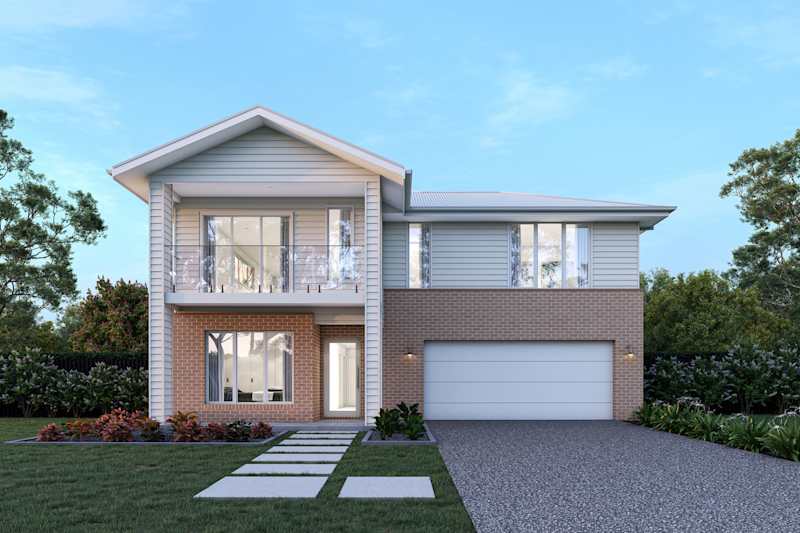 Douglas 27 house design with Nolan with balcony facade