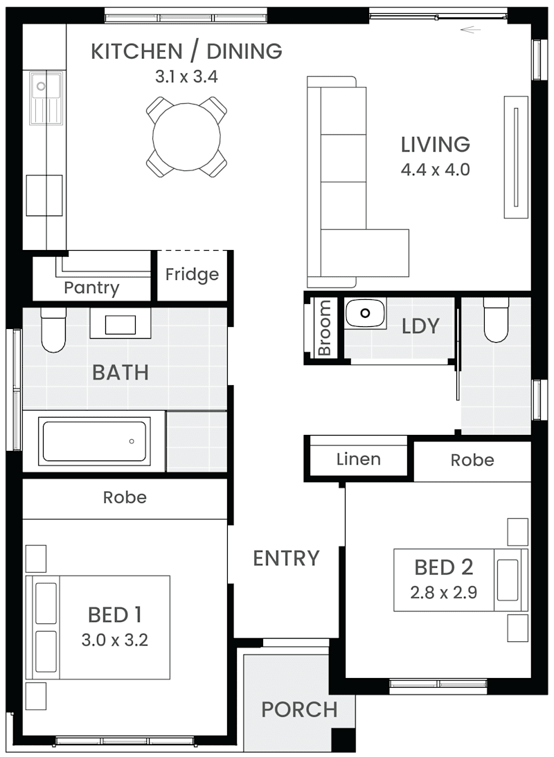 NOW Riva 9 floorplan