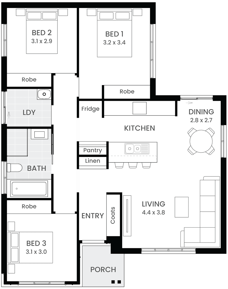 Monash 11 floor plan