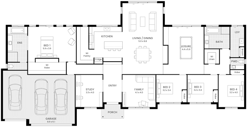 Bronte 37 floor plan