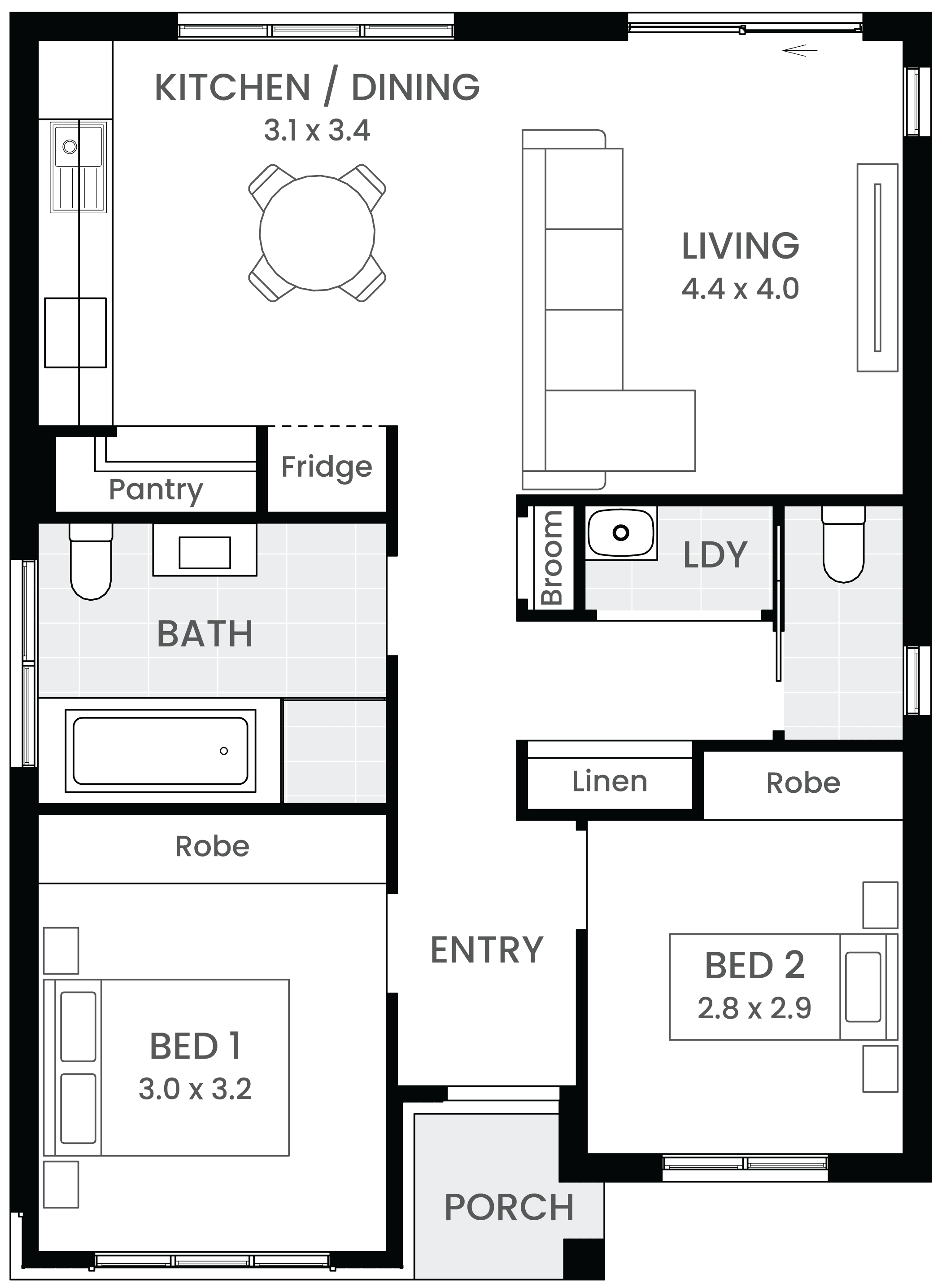 NOW Riva 9 floorplan