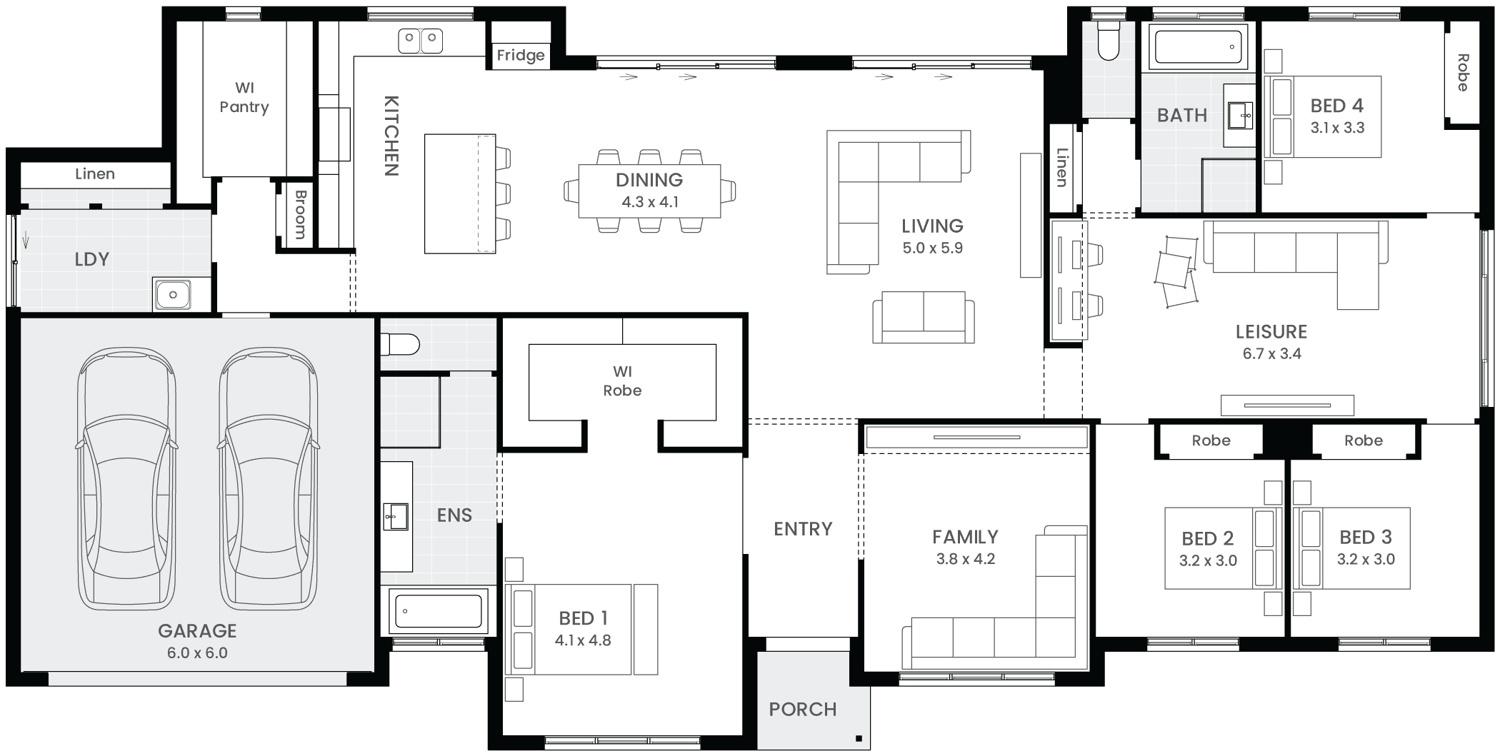 Lakewood 30 floor plan