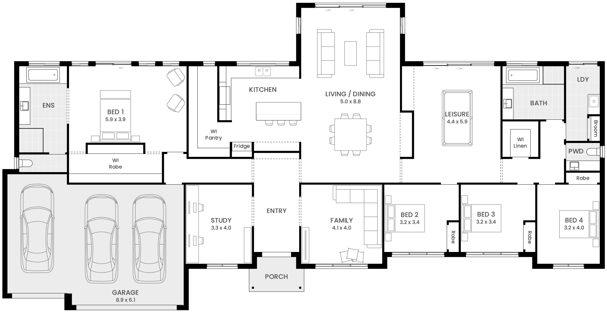 Bronte 37 floor plan
