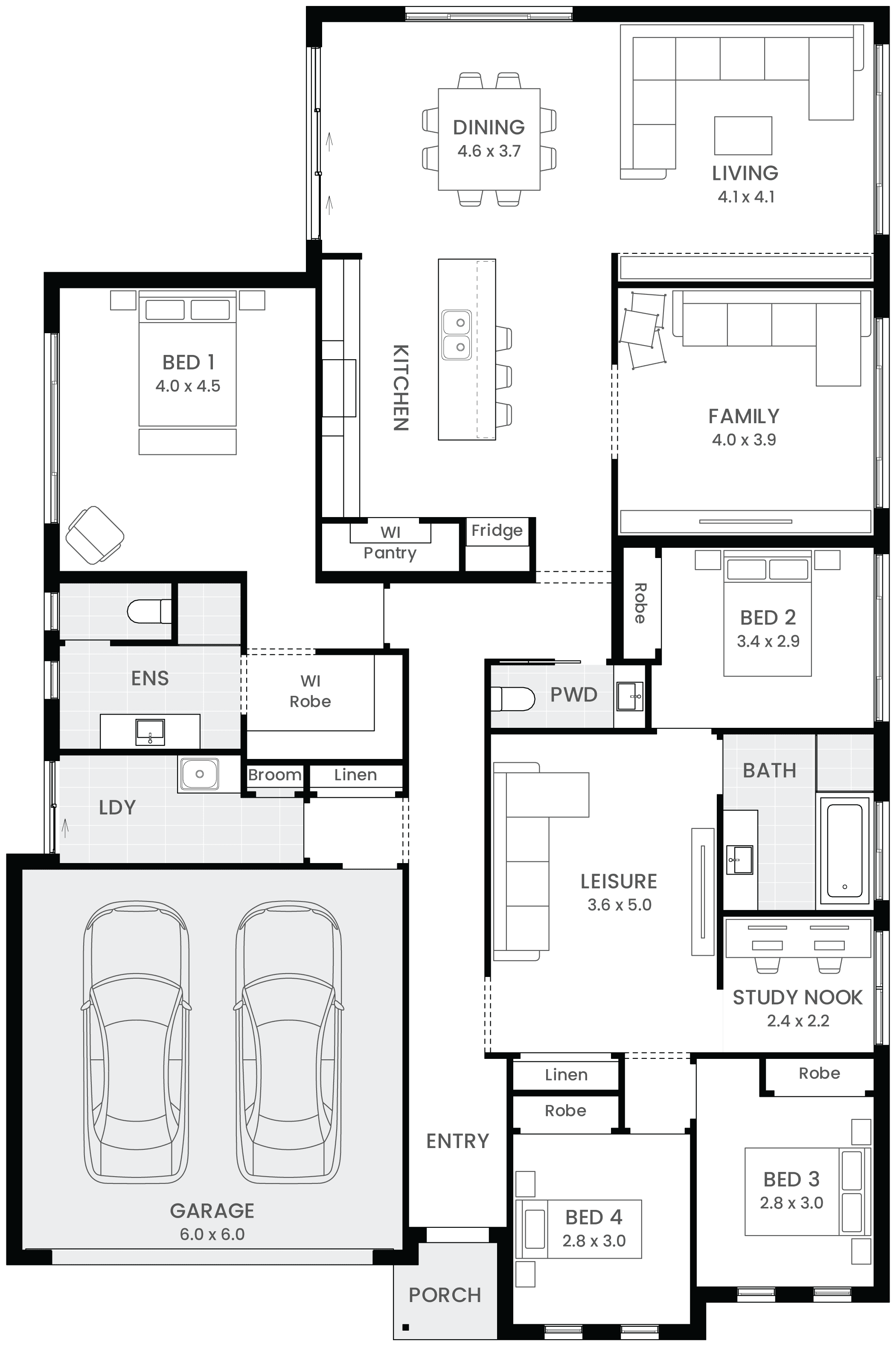 Milano 28 floor plan