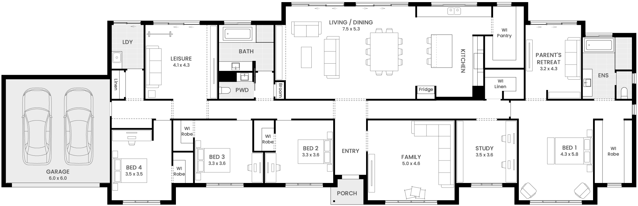 Sanford 39 floor plan