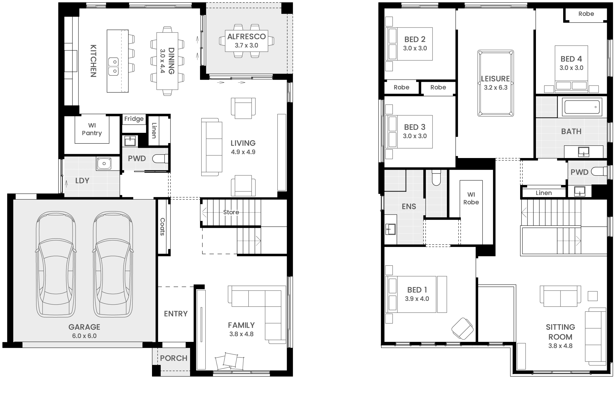 Seabreeze 33 floor plan