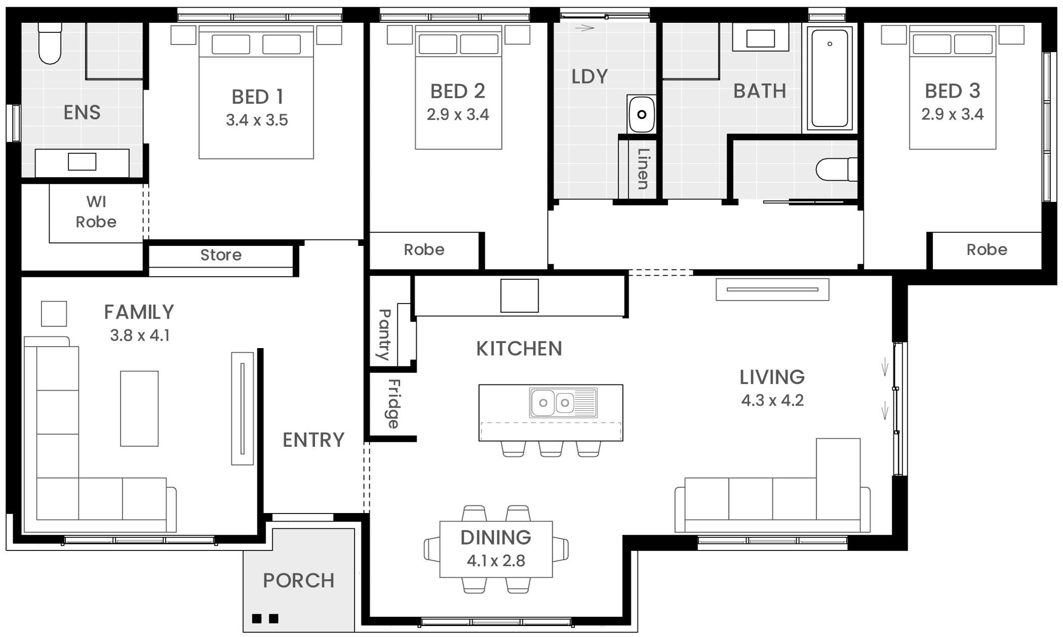 Montrose 16 Single Storey Home Design