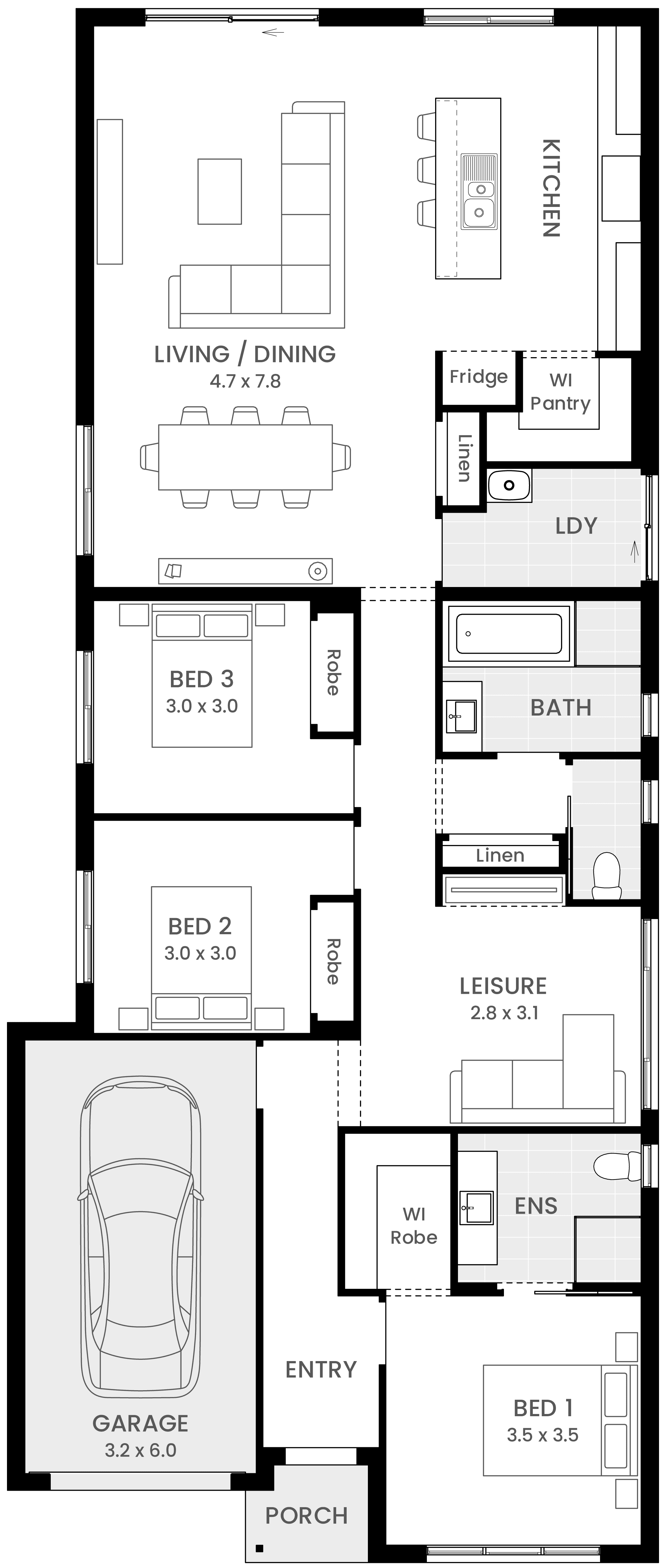 Granton 19 single storey home design
