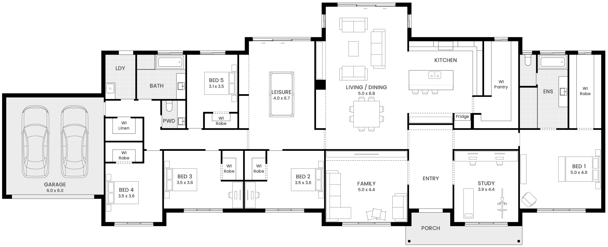 Lethbridge 42 floor plan