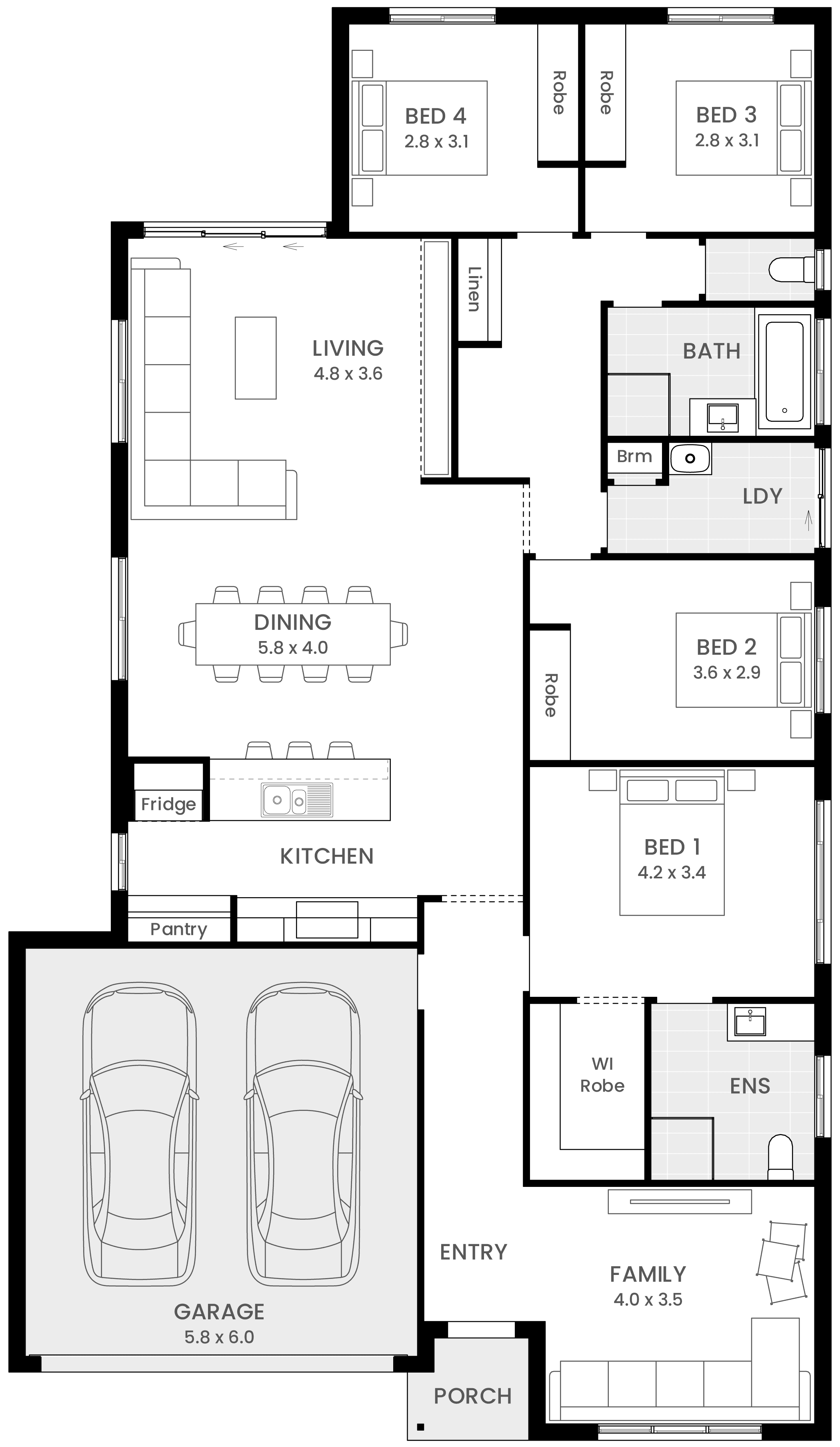 image upload c_limit,f_auto v1787536414 home-designs gordon floorplans gordon-23 H-WDNGDN20SA-gordon-23-floor-plan-lhs
